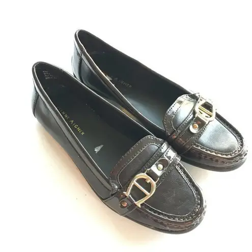 Etienne Aigner Etienne Aigner Sven Loafers Shoes Horsebit Logo Dark Brown Leather Women…