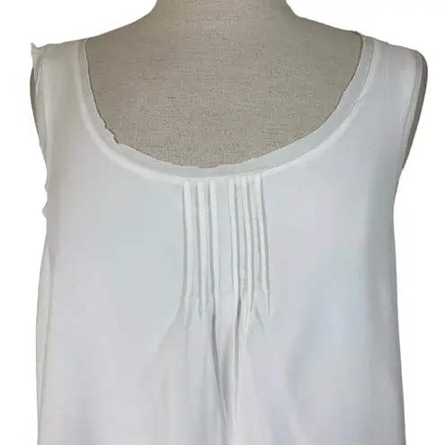 Sundance white scoop neck tank Forever Me tank, NEW small sleeveless layered top