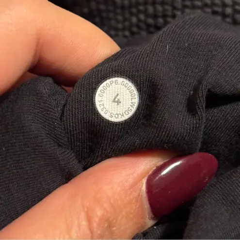 Lululemon  Ribbed High-Rise Jogger 25" *7/8 Length
Heathered Black- Size 4