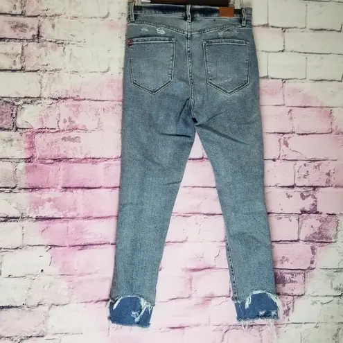 Urban Outfitters BDG  TWIG HIGH RISE DESTROYED ACID WASH TWO TONE JEANS 27