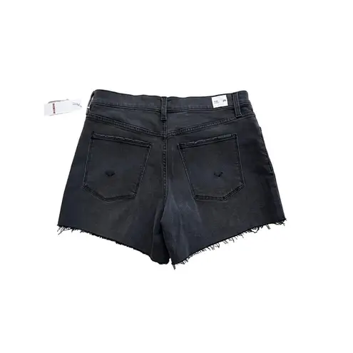 Hudson  The Kass High Rise Black Gray Denim Shorts Size 28 NEW