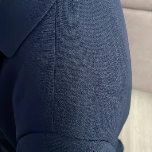 Villager A LIZ CLAIBORNE COMPANY Navy Blue Short Sleeve Blazer Jacket Size 14