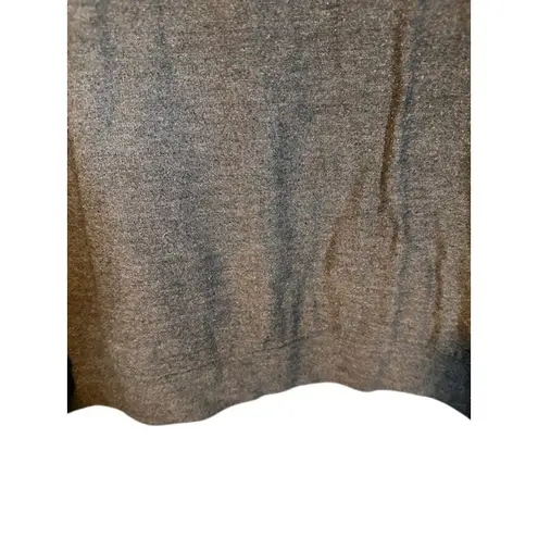 Good hYOUman Gray Thankful Long Sleeve Crew Neck T-Shirt Women Sz M