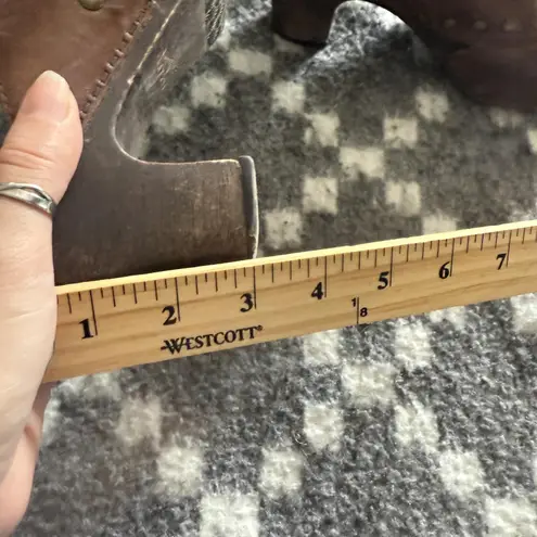 Dansko Shoes Womens Size 7.5 Brown Leather Studded Clogs Slip On Heels Comfort