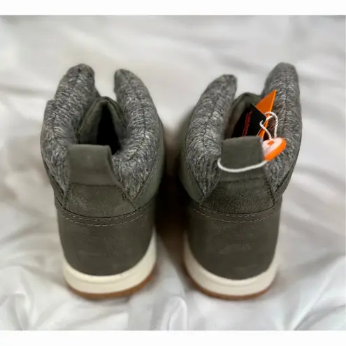 Sporto Women's Abby Leather/Suede Sneaker Boot Gray 11W