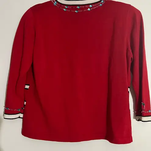 Jack B Quick Embroidered Cardigan – Size S – Whimsical & One