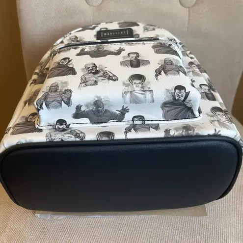 Lounge Fly Universal Monsters Icons Mini Backpack Frankenstein/Bride, Dracula NWT