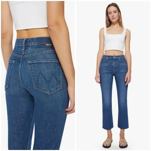 đź’•MOTHER SUPERIORđź’• The Tomcat Ankle Jeans ~ Cannonball Button Fly 30 NWT Blue