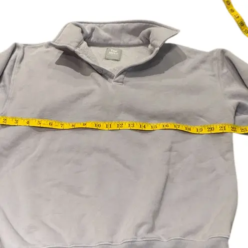 Aritzia TNA Cozy AF Button Collared Lavender Oversized Pullover Size 1 (small) Purple - Image 4