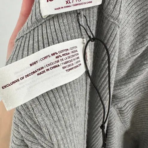 Tommy John Gray Cotton Blend Pull