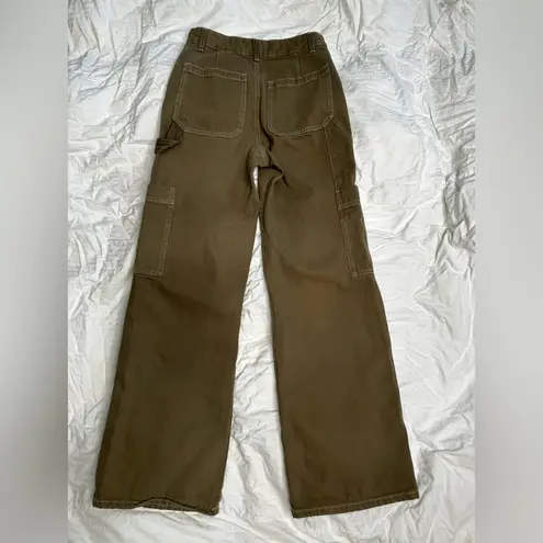 H&M  cargo pants size 4 high rise brown