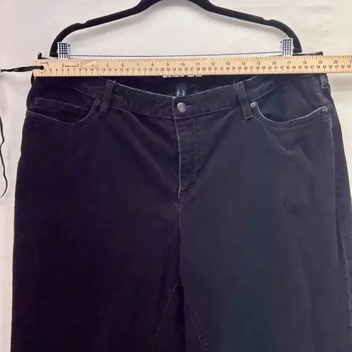 Lands' End  Corduroy‎ Pants Black 18W