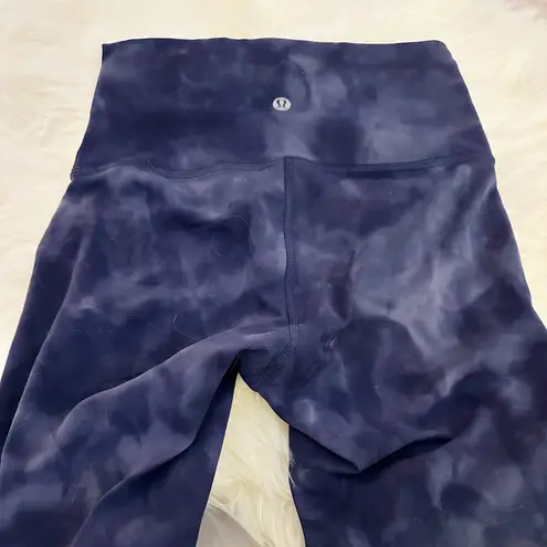 Lululemon  Wunder Trains Sz 4 Diamond Dye Naval Blue