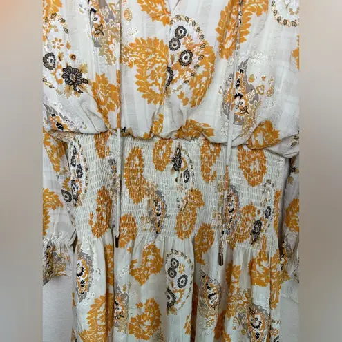 Bishop and Young NWT Marmot Boho Paisley Smocked Waist Dress L