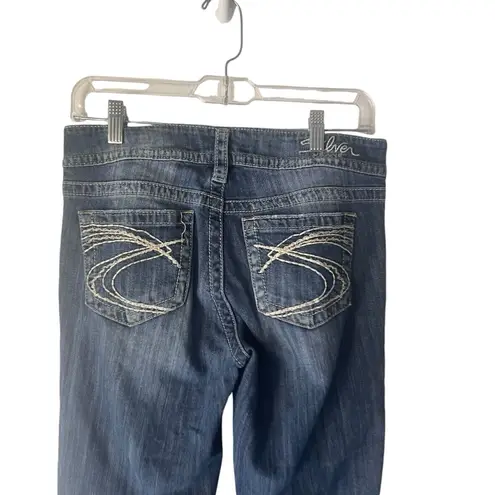 Silver Jeans Silver Jeans Women's Size 28 Embroidered Suki Bootcut Jeans