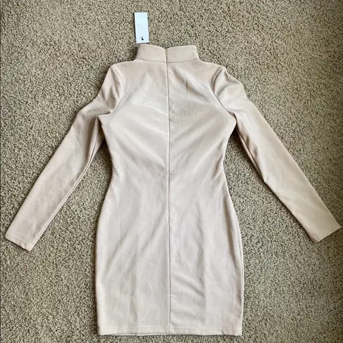 Rare London New high neck cut - out dress Sz L