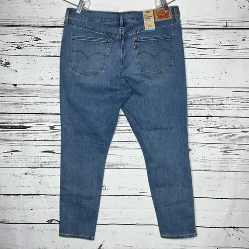 Levi's Levi’s NWT Size 32/14 Blue Denim Distressed Cool 311 Shaping Skinny Ankle Jeans