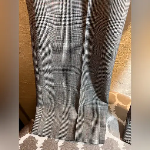 Brooks Brothers Trousers Black White Plaid Houndstooth 100% Wool lined pockets 4