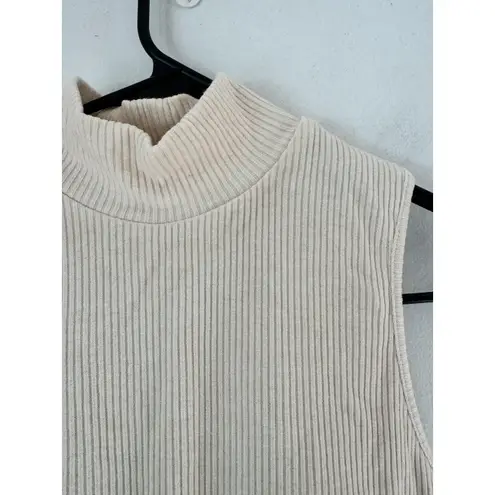 NWD OGL Textured Rib Mock Neck Sleeveless Brami Top Women’s Size Small