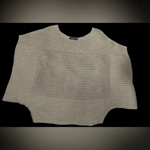 Christopher Fisher Knit 100% Cotton Sweater w/ Oversized Arms Women’s XS Tan - Image 5