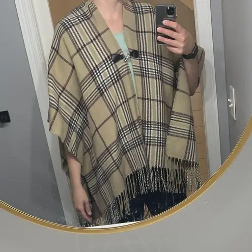 Target Plaid Poncho