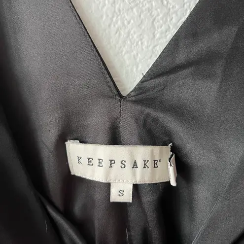 Keepsake The Label Black Double V-neck Dress