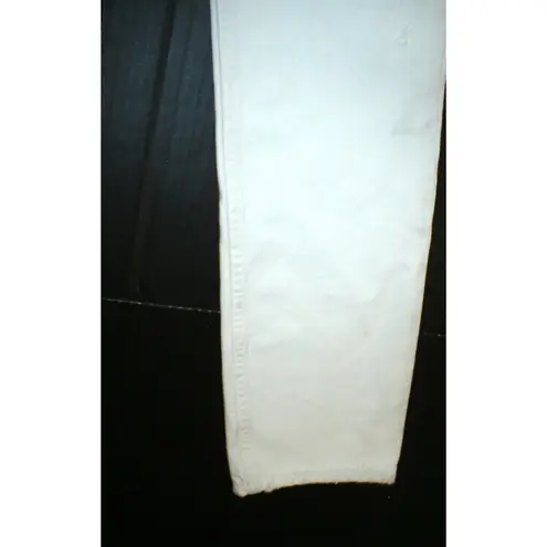 Helmut Lang New NWT Womens 28 Designer Italy Jeans White Skinny Destroyed Ripped