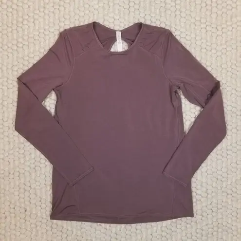 Lululemon NWOT  Timeless Twist Long Sleeve Antique Bark Sz 6