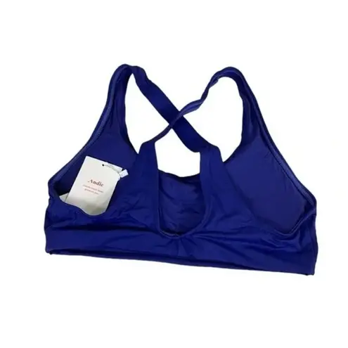 ANDIE NWT Swim The Caledonia Top Sporty Cross Body RacerBack Halter Style S