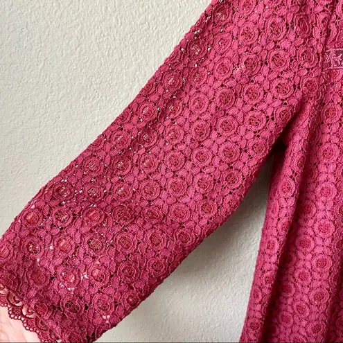 Umgee  Floral Lace Embroidered Top