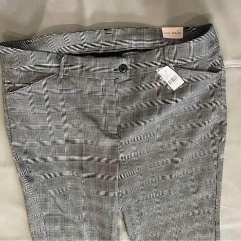 Lane Bryant NEW  Gray Signature Fit Straight 4-Season Career Wear Pant