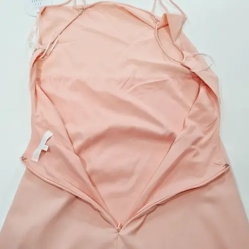 MORE TO COME Catalina Wrap Maxi Dress in Blush XS Pink