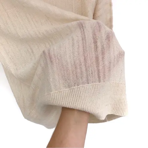 Babaton 1-01 Cashmere Alpaca Blend Turtleneck Sweater Cream S