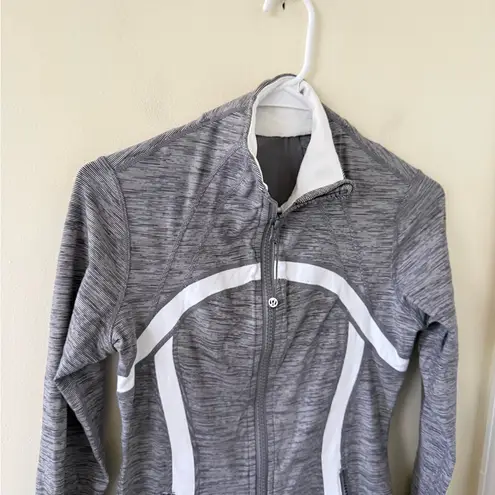 Lululemon  Define Jacket Grey And white