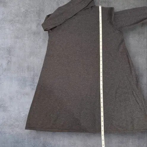 Marine layer Addison Turtleneck Sweater Dress, Dark Heather Gray Size Medium