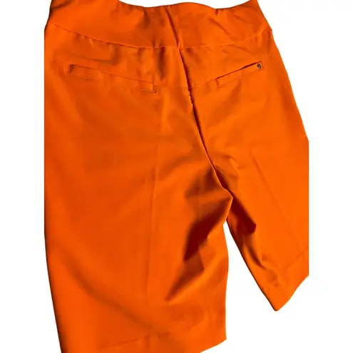 Tail Mulligan Stretch 21” Bermuda Golf Shorts in Orange Size 12