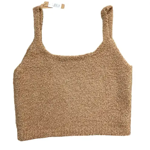 SKIMS NEW  Cozy Knit Tank Top 2X/3X Camel Tan