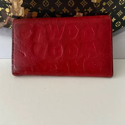 Vivienne Westwood  Red Leather Key Case