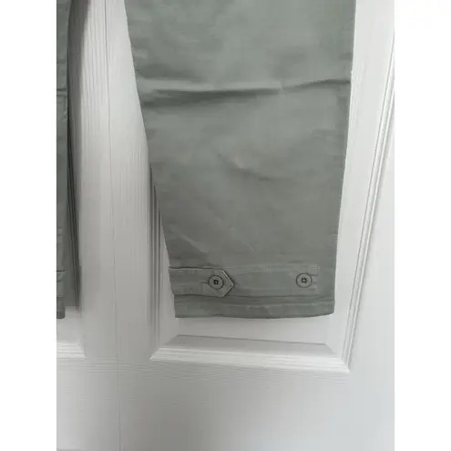 Pistola Tammy Button Fly Trouser Pants Straight Leg Sea-mist Green Size 33