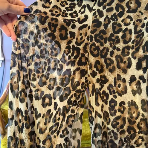 Vintage Y2K Leopard Print Semi