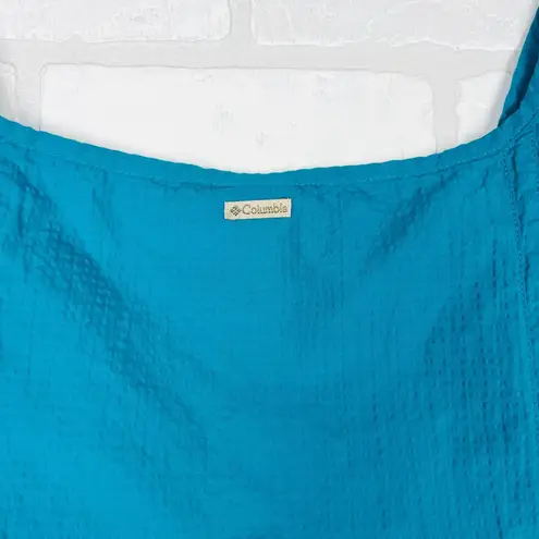 Columbia  Womens XL‎ Teal Tank Top Square Neck Sleeveless Casual Blouse
