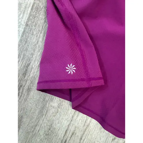 Athleta  Action Skort Dobby 145 D Magenta Purple Tennis Golf Athletic Womens XS