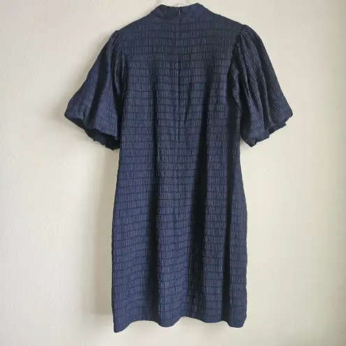 Scotch & Soda Voluminous Sleeved Minidress in Night Blue Size Medium