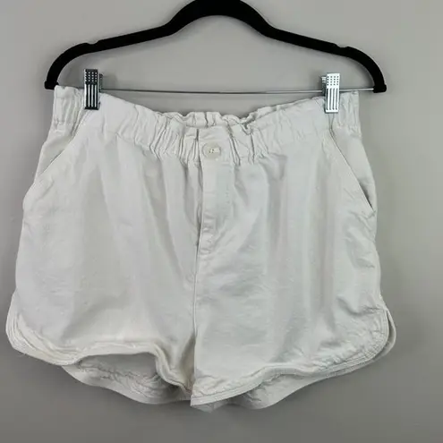 Thread and Supply Off White Paper Bag Cargo Short