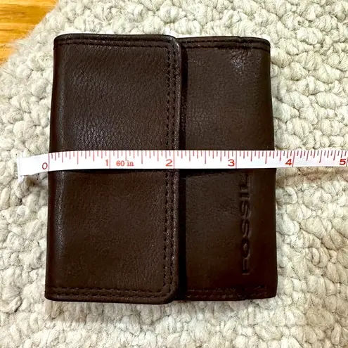 Fossil  Classic Dark Brown Leather Wallet NWOT