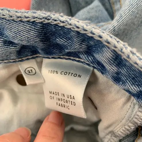 GRLFRND Grlfriend Jeans Denim High Rise Straight Devon Lead Me Back 100% Cotton 27