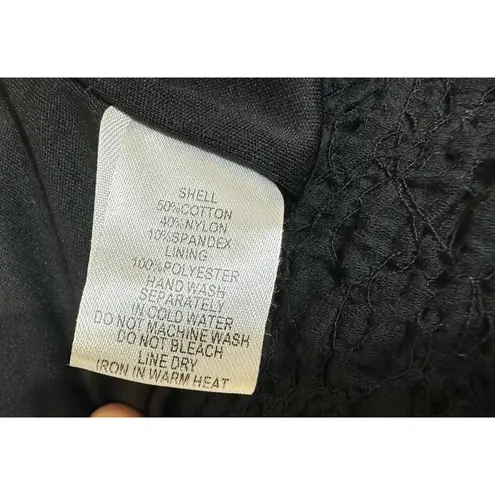 EUC Cotton Candy LA Women Black Casual Sexy Fully Lined Dress