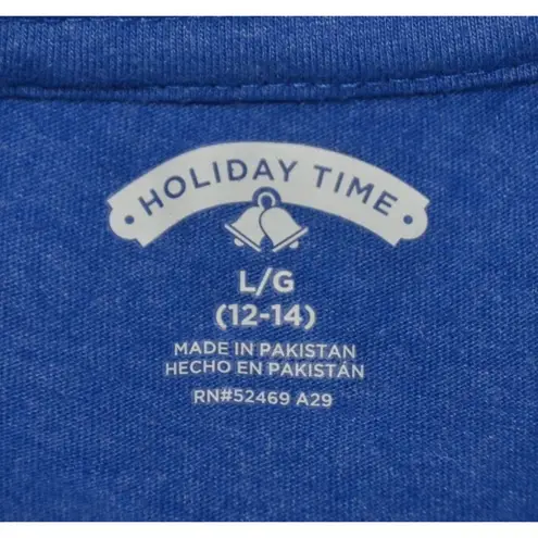 Holiday Time Great Christmas Theme Lot of Ladies Tees T-Shirts Size L 12-14