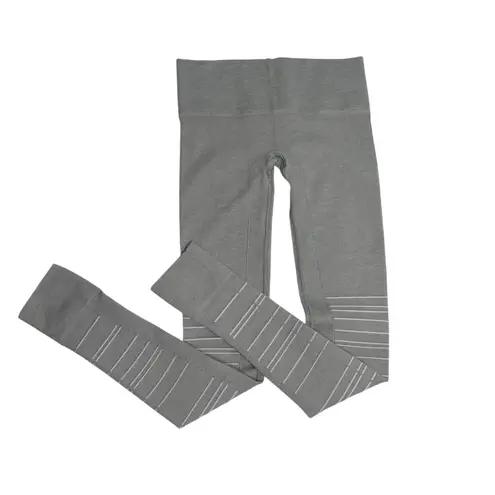 Blanqi Hipster Cuffed Leggings in Dove Gray Small