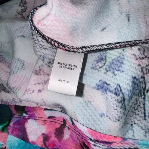 cupio NEW Colorful Floral Long Sleeve Dress